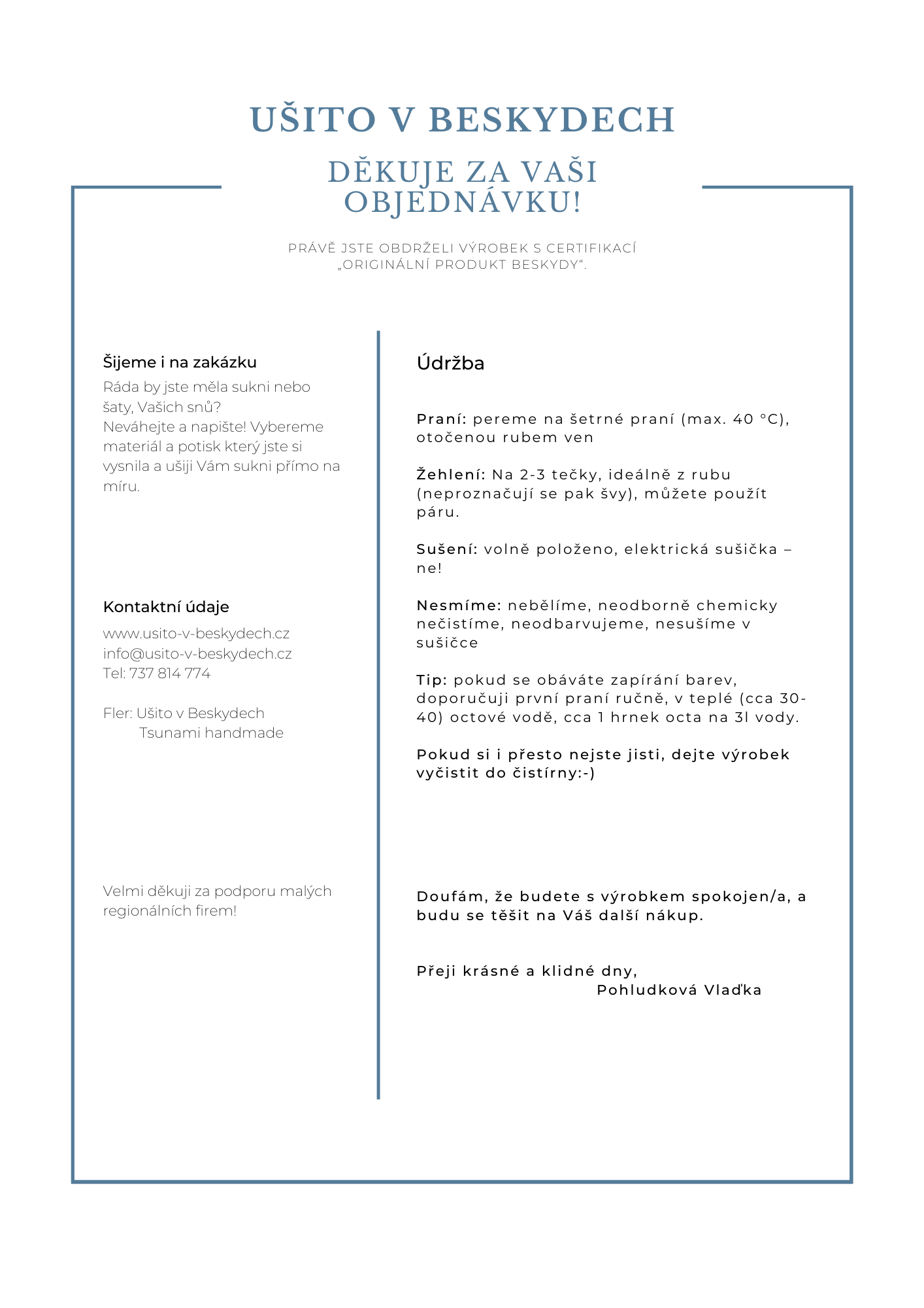 png- udržba oblečení